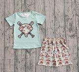 Preorder Samples BSSO1590 Baseball Camo Boys Shorts Set