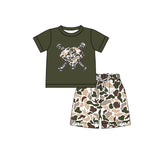 Preorder Samples BSSO1592 Baseball Camo Boys Shorts Set
