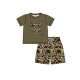 Preorder Samples BSSO1593 Baseball Camo Boys Shorts Set
