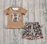 Preorder Samples BSSO1597 Baseball Camo Boys Shorts Set