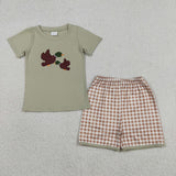 BSSO1867 Mallard Ducks Boys Shorts Set