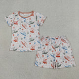 BSSO1904 Starfish Boat Boys Shorts Set