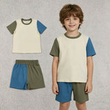 BSSO1976 Solid Color Cotton Boys Shorts Outfits