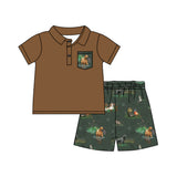 Preorder Samples BSSO2014 Dog Mallard Ducks Boys Shorts Set