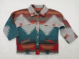 BT0232 New Children's Western Flannel Shirt Boy's Girl's Shirt Coat