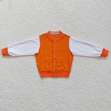 BT0268 Fashion Orange Boy's Baseball Coat