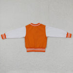 BT0268 Fashion Orange Boy's Baseball Coat