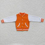 BT0268 Fashion Orange Boy's Baseball Coat