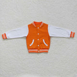 BT0268 Fashion Orange Boy's Baseball Coat