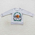 BT0320 Trick or treat smell my feet Kids Girls Shirt Top