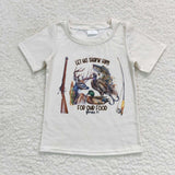 BT0340 Let us thank him for our food Mallard Boy Shirt Top