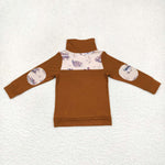 BT0343 Hunting Mallard Zipper Pullover Girl Shirt Top