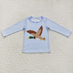 BT0365 Mallard Blue Stripe Boy Shirt Top