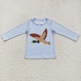 BT0365 Mallard Blue Stripe Boy Shirt Top