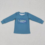 BT0394 Fish Boy Shirt Top