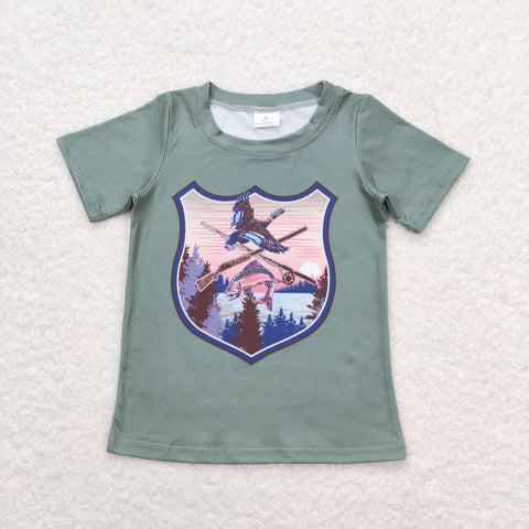 BT0465 Hunting Green Shirt Top Boy