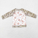 BT0469 Baseball Camo Kids Shirt Top