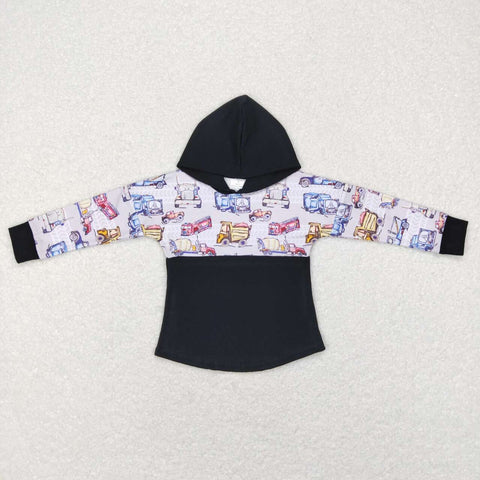 BT0470 Truck Hoodie Kids Shirt Top