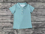 BT0497 Mallard Duck Buttons Kids Polo Shirt Top