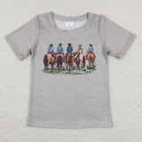 BT0505 Western Cowboy Kids Shirt Top