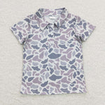 BT0597 Camo Shirt Top Boy