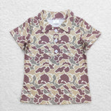 BT0640 Camo Baby Boy Shirt Top