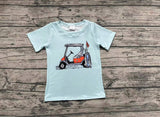 BT0646 Golf Sky Blue Kids Shirt Top