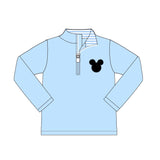 BT0708 Cartoon Mouse Boy Zipper Pullover