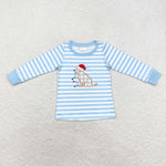 Embroidery Christmas Dog Kids Sibling Matching Clothes