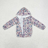 BT0793 Hunting Camo Boy Zip Hoodie Kids Coat Top