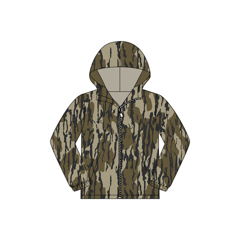 Preorder 12.07 MOQ 5 pcs BT0795 Hunting Camo Hoodie Kids Coat