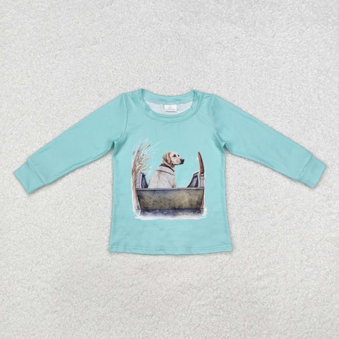 BT0896 Hunting Dog Kids Boy Shirt Top