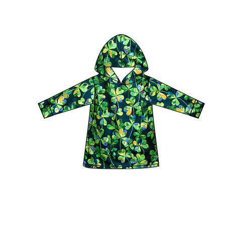 Preorder 12.08 BT1100 St. Patrick Leaf Clover Hoodie Kids Boy Pullover