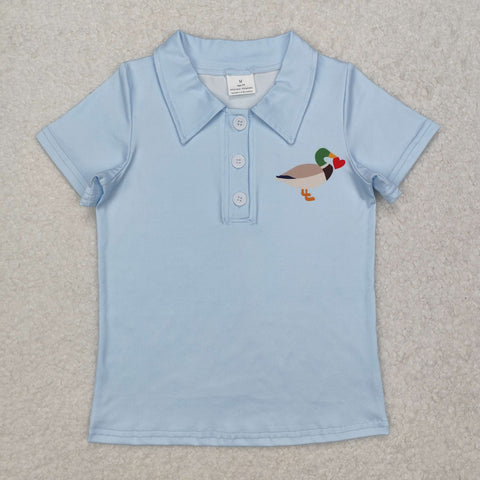 BT1106 Mallard Ducks Kids Boy Polo Shirt Top