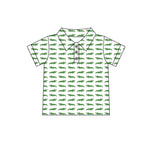 Preorder 12.20 BT1115 Crocodile Green Kids Boy Polo Shirt Top