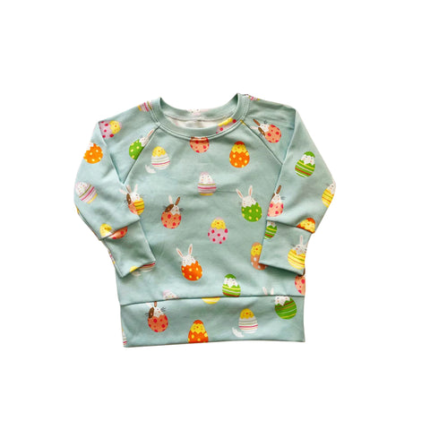 Preorder 01.11 BT1137 Easter Bunny Egg Carrot Kids Boy Shirt Top