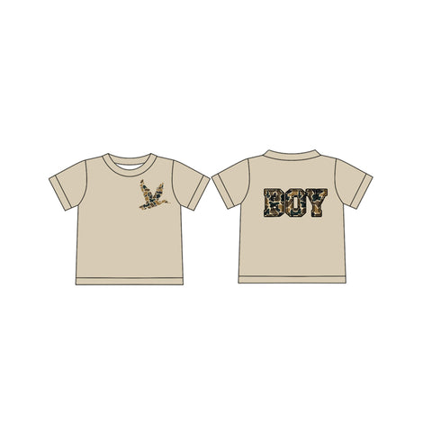 Preorder 01.11 BT1140 Hunting Camo Ducks Boy Kids Boy Shirt Top