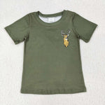 BT1148 Hunting Elk Camo Kids Boy Shirt Top