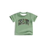 Preorder BT1184 MAMA'S BOY Camo Green Kids Boys Shirt Top