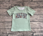 Preorder BT1184 MAMA'S BOY Camo Green Kids Boys Shirt Top