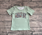 Preorder BT1184 MAMA'S BOY Camo Green Kids Boys Shirt Top