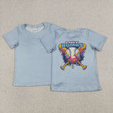 BT1251 I HIT BOMBS Baseball Kids Boys Shirt Top