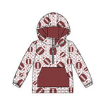 Preorder 08.31 BT1307 Football Star Hoodie Kids Boys Pullover