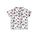 Preorder Samples BT1324 Game Football Kids Boys Polo Shirt Top