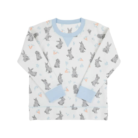 Preorder 10.06 MOQ 5 pcs BT1371 Easter Carrot Blue Kids Boys Shirt Top