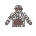 Preorder Samples BT1376 Hunting Camo Brown Hoodie Kids Zipper Coat