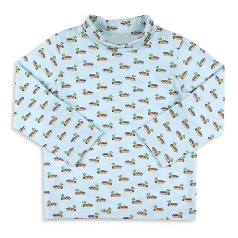 Preorder 10.10 MOQ 5 pcs BT1380 Mallard Ducks Kids Boys Shirt Top