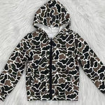 Preorder 10.14 MOQ 5 pcs BT1382 Hunting Camo Kids Hoodie Zipper Coat