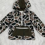 Preorder 10.24 MOQ 5 pcs BT1383 Hunting Camo Kids Hoodie Zipper Pullover