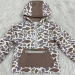 Preorder 10.24 MOQ 5 pcs BT1384 Hunting Camo Kids Hoodie Zipper Pullover